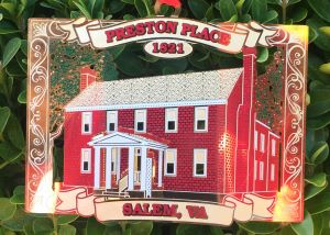 Here's an alt tag for the image: Preston Place, Salem, VA ornament.