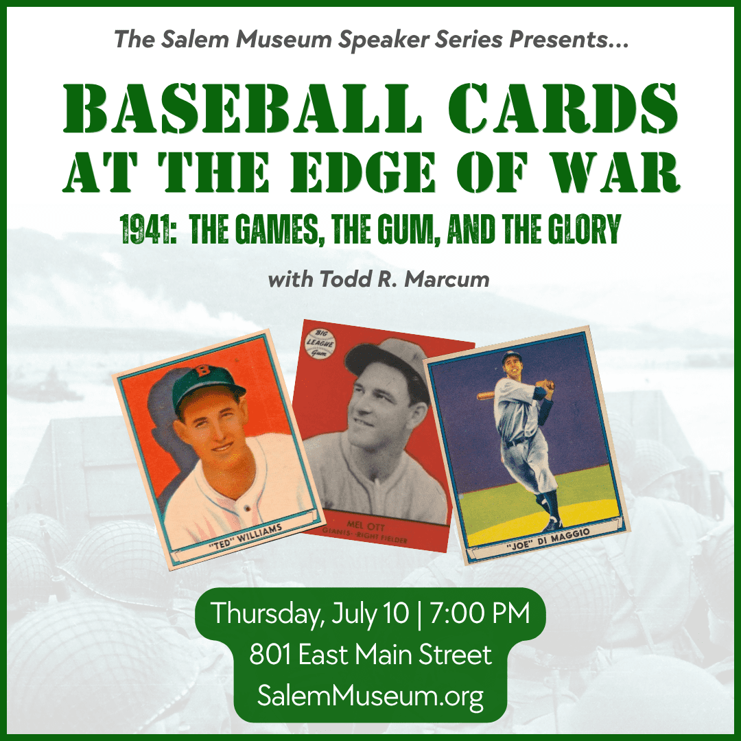 Baseball Cards at the Edge of War Flyer Baseball Cards at the Edge of War Flyer