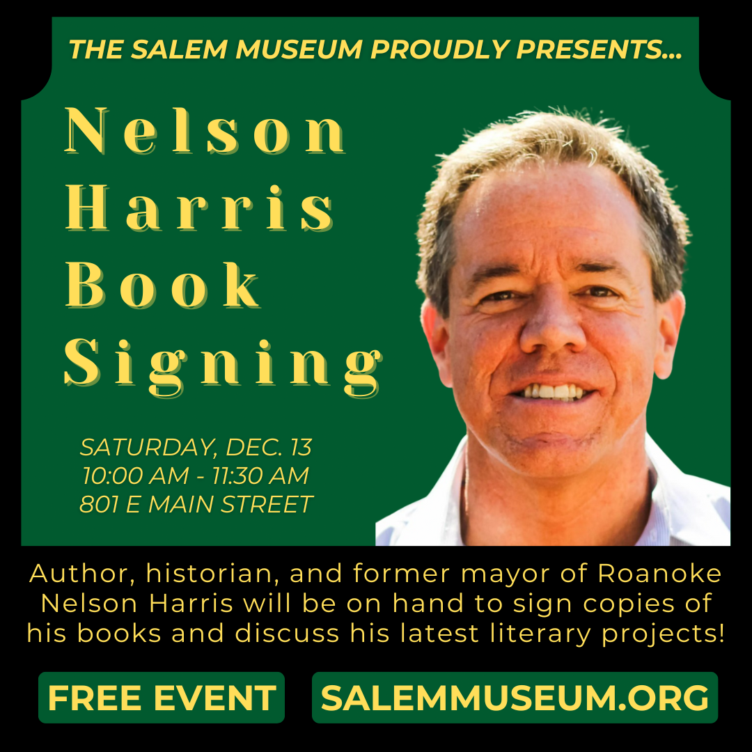 Nelson Harris 2025 Book Signing Flyer
