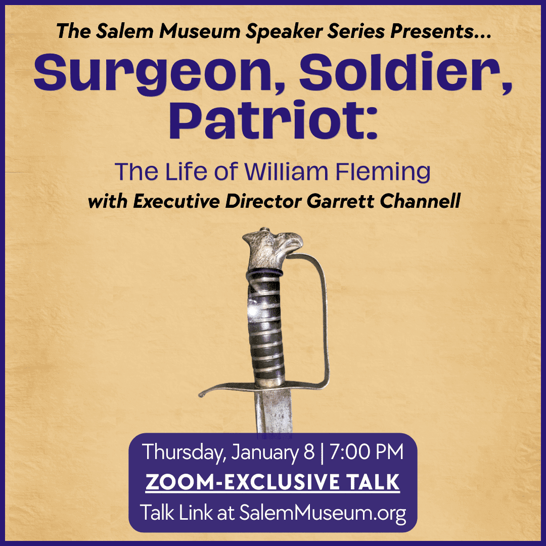 Talk on William Fleming's life, online event.