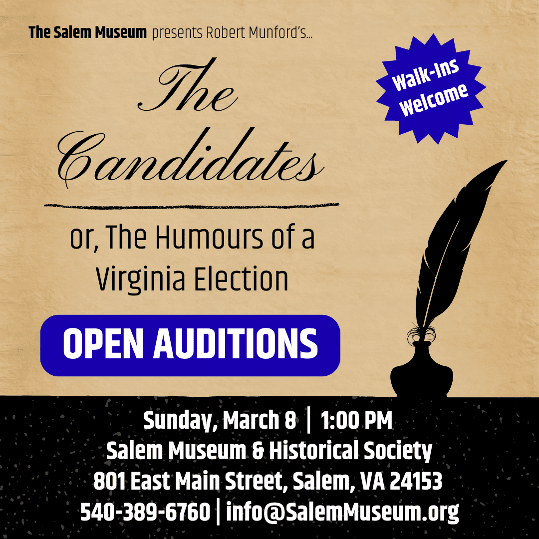 The Candidates Audition Square Flyer