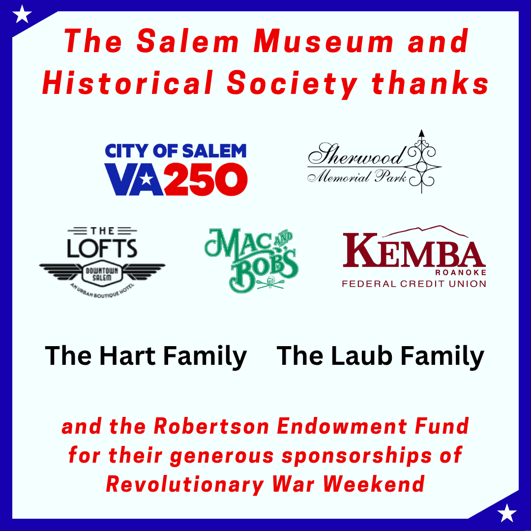 Rev War Weekend Thank You Square Flyer