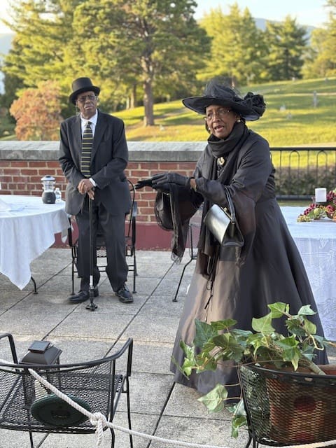 Marylen Harmon and Brother as Ghosts